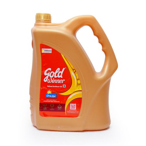 Gold winner sunflower oil 5lit can