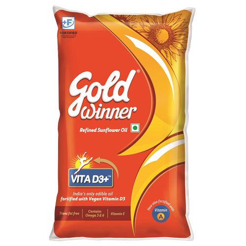 Gold winner sunflower oil 1 lit