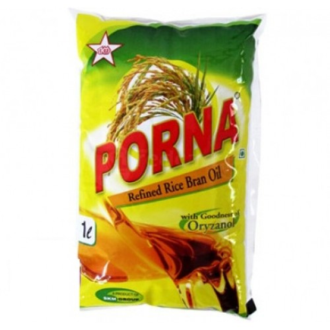 Porna rice bran oil 1lit