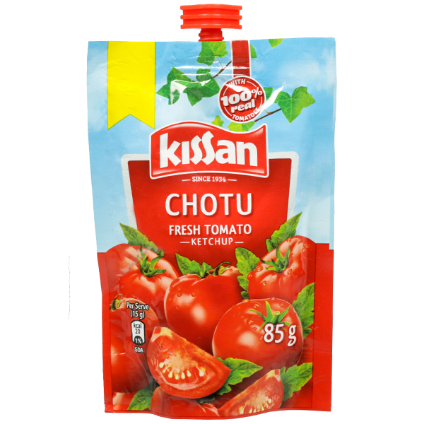 Kissan ketchup pouch