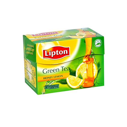 Liptop green tea 10 bag (lemon & honey)