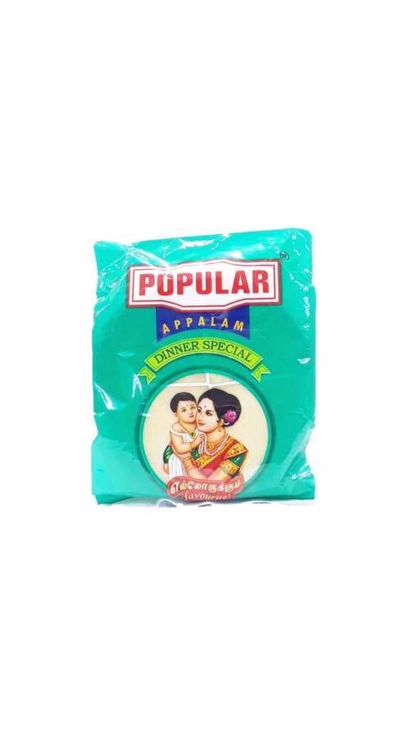 Popular appalam 200gms (big)