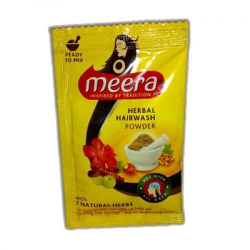 Meera herbal hair wash 4Rs pouch-15pcs
