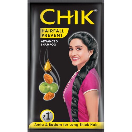 Chik amla&badam shampoo 1RS pouch-20pcs