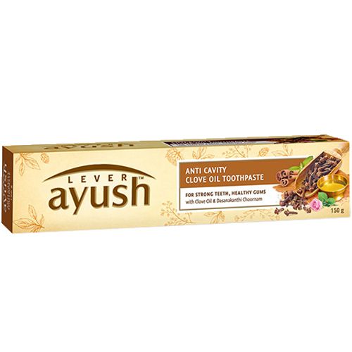 Ayush anti cavity clove oil toothpaste 150g