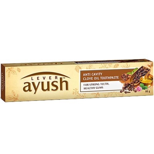 Ayush anti cavity clove oil toothpaste 80g