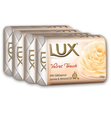 Lux velvet touch 100g(pack of 4)
