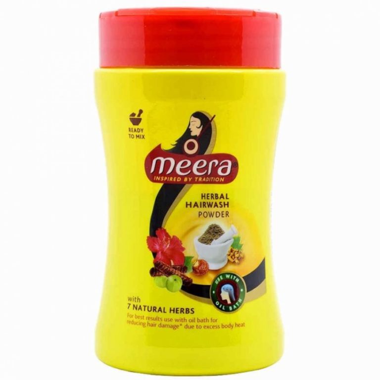 Meera herbal hair wash 120g jar