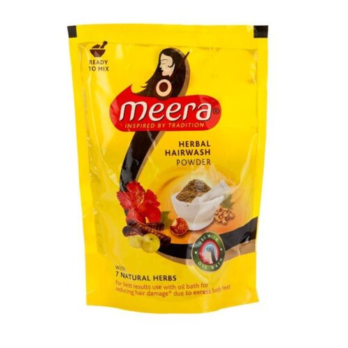 Meera herbal hair wash 80g pouch