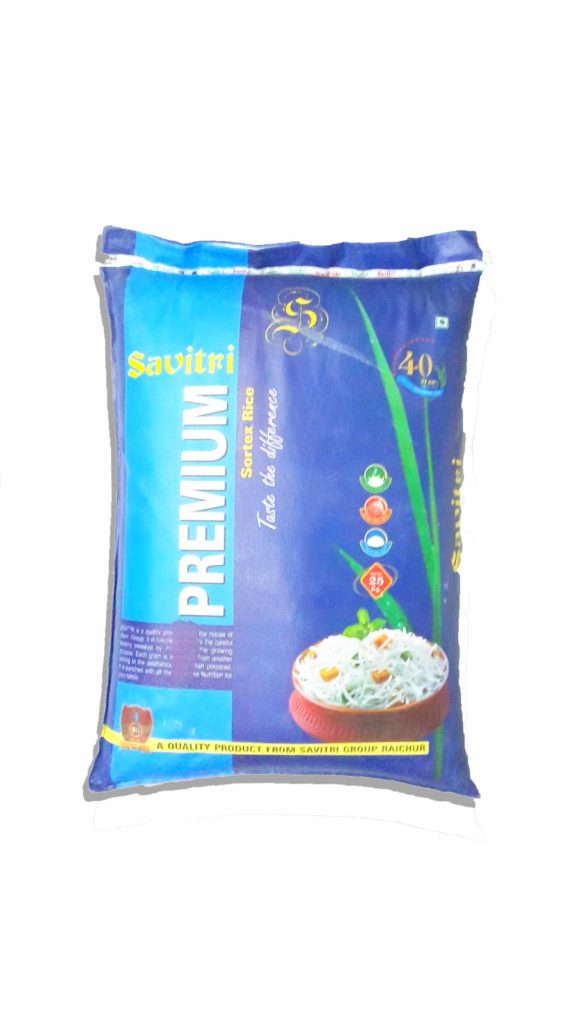 Savitri Premium Ponni Patchai Rice Yearly Old (Raw Rice) - 26Kg