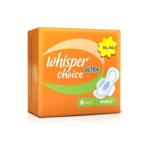 Whisper choice ultra sanitary pad 6pcs
