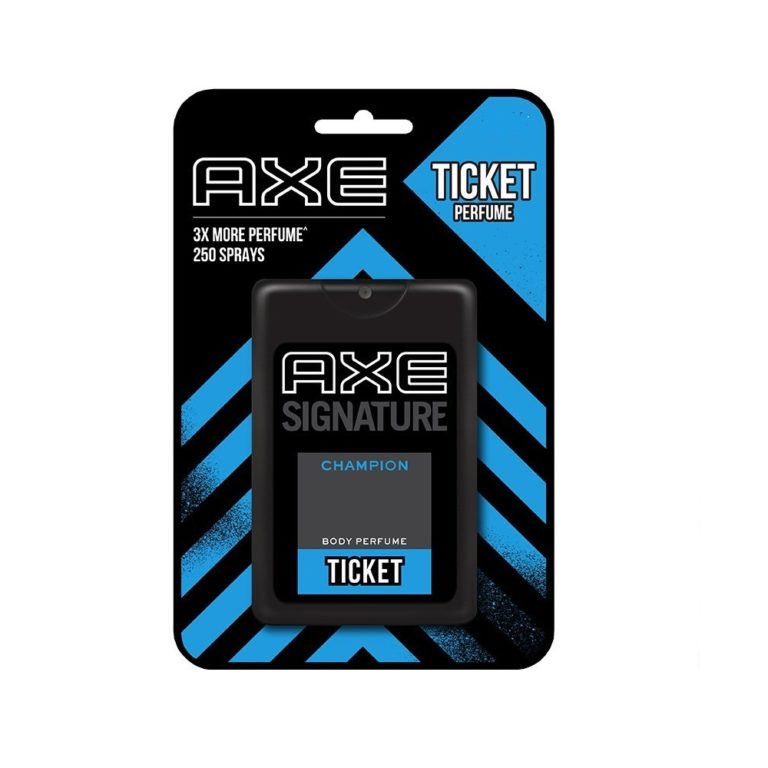 Axe ticket perfume champion