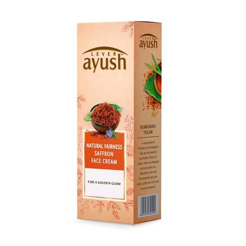 Ayush fairness saffron face cream 50g