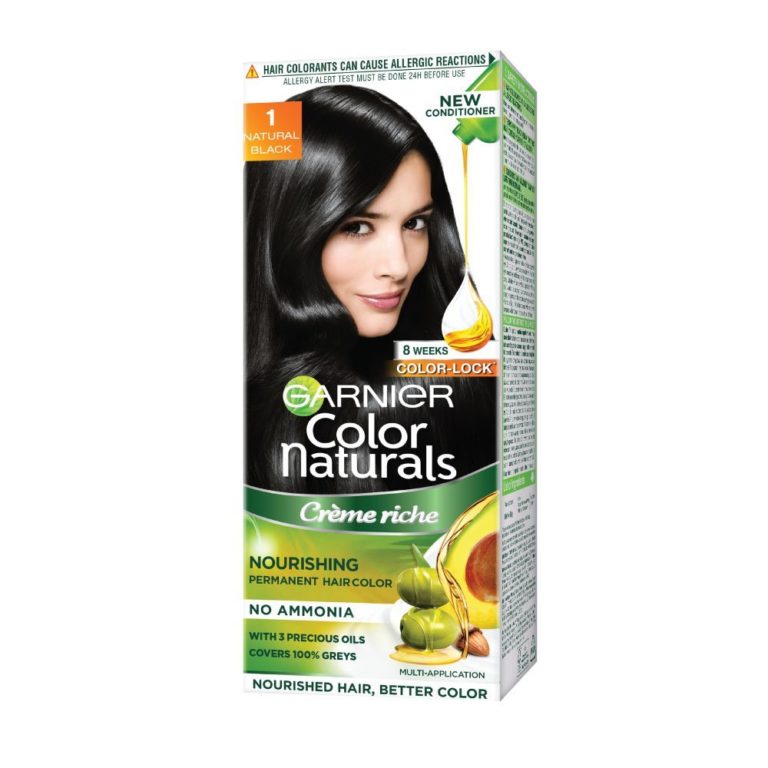 Garnier natural black hair dye 100ml