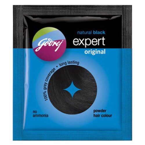Godrej black powder hair dye 1pc