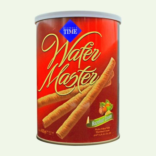 Cizmeci Time Roll Wafers hazelnut 400g tin