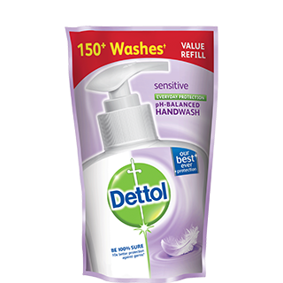 Dettol sensitive hand wash pouch 175ml