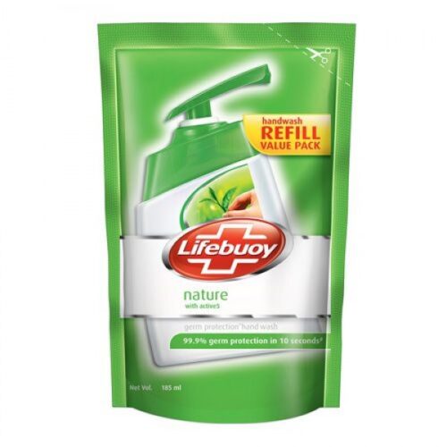 Lifebuoy nature hand wash pouch 185ml