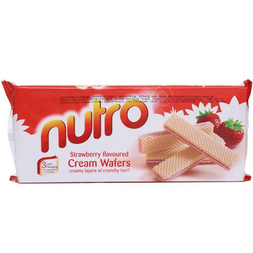 Nutro strawberry waffer 150g