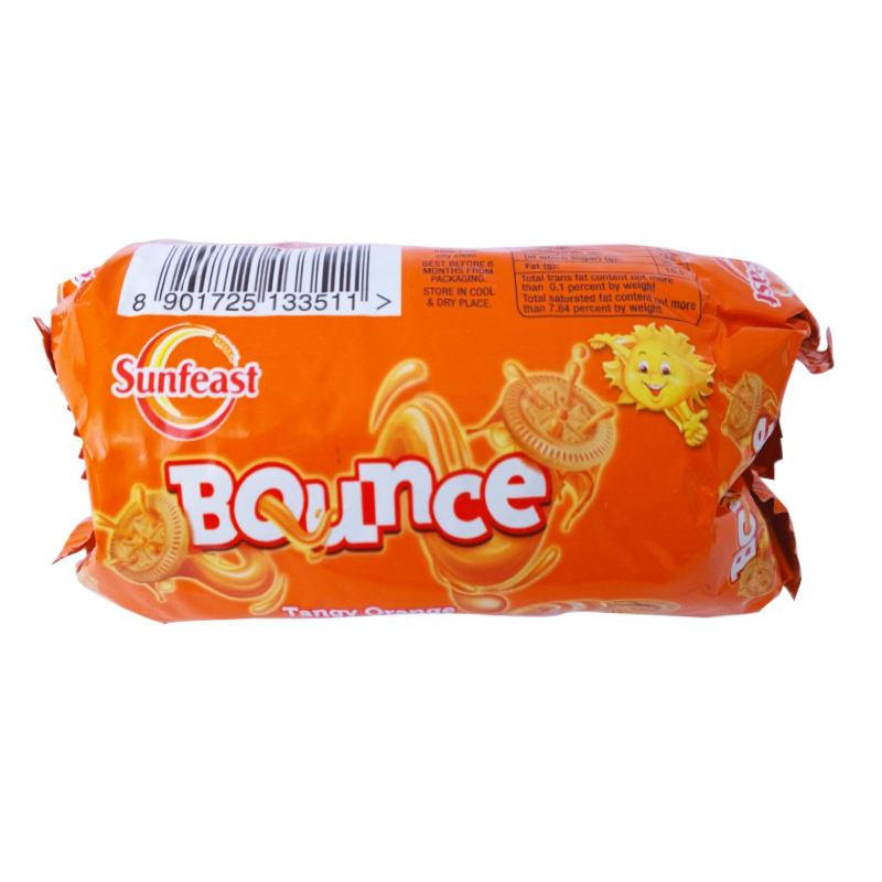 Sunfeast bounce orange cream