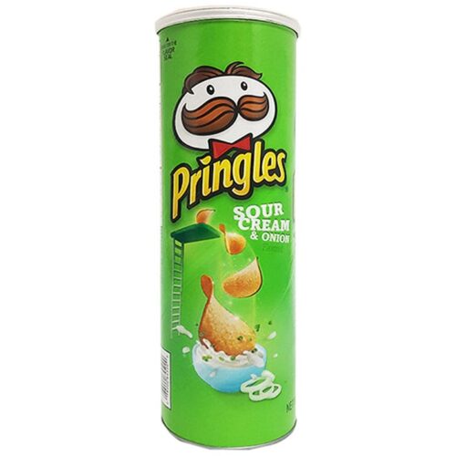 Pringles potato chips sour cream and onion 110g
