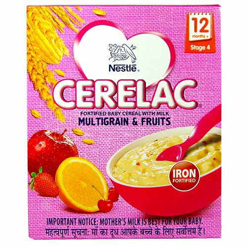 Nestle Cerelac stage 4 multigrain fruits 300g