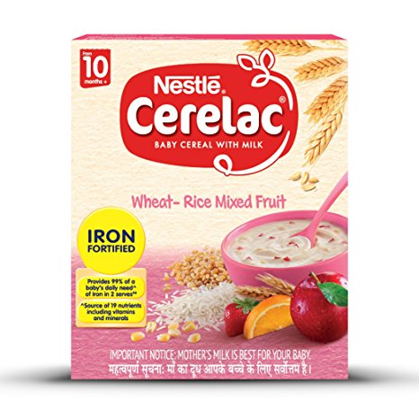 Nestle Cerelac stage 3 wheat rice fruit 300g