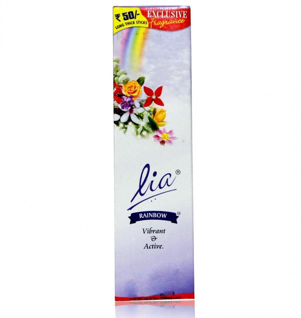 lia rainbow agarbatti 100sticks
