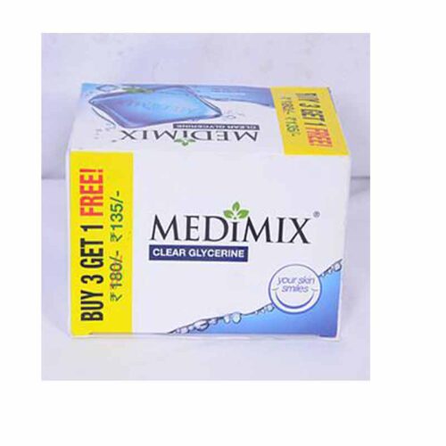Medimix clear glycerine oil balance 100g (buy 3 get 1 free)