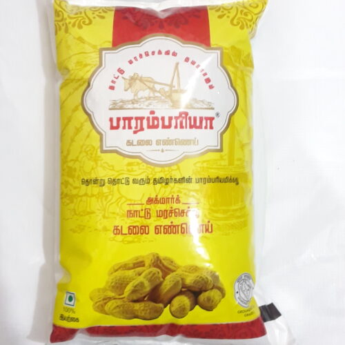 chekku groundnut oil 1 lit Bottle