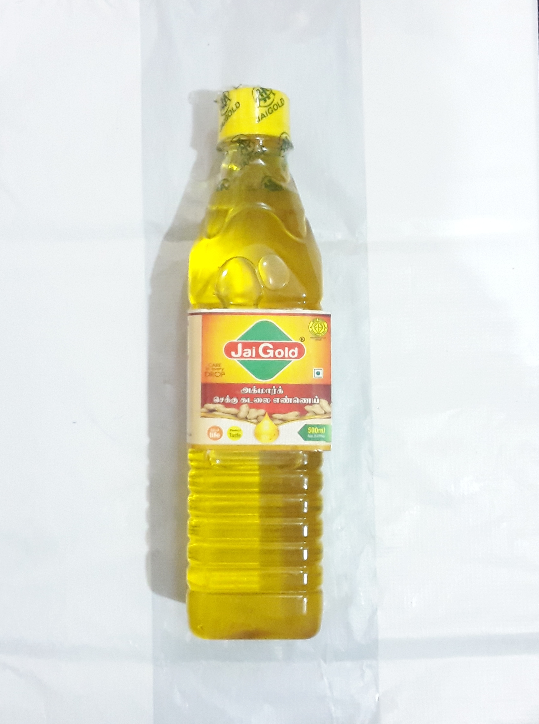 chekku ground nut oil 500 ml bottle