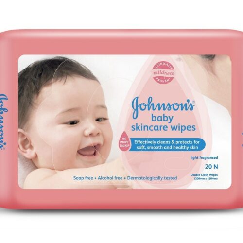 Johnsons baby wipes 20pcs