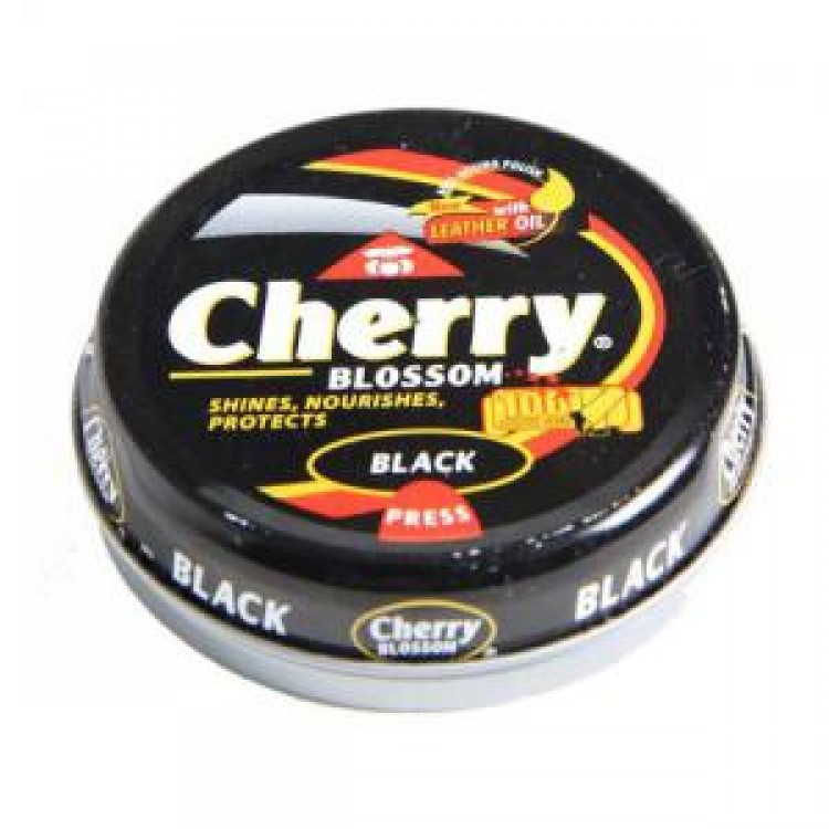 Cherry wax shoe polish black 15g