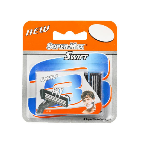 Supermax swift 3layer blade(4pcs)
