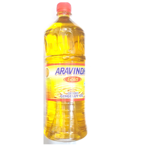 Pure Chekku Gingelly oil 1 lit bottle