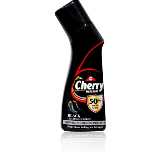 Cherry liquid shoe polish black 75ml