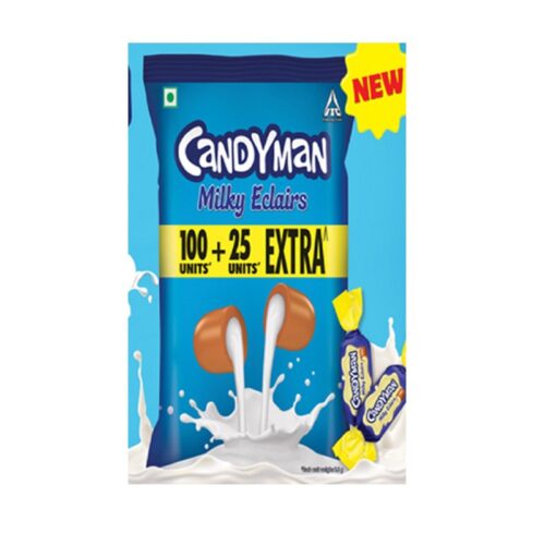 Candyman choco milky eclairs 125pcs