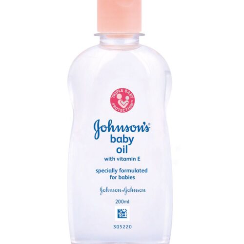 Johnsons baby oil with vitamin E 200ml