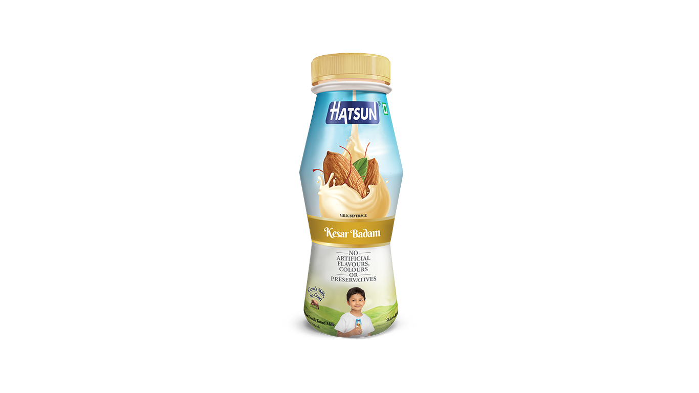Hatsun Kesar Badam milkshake 200ml