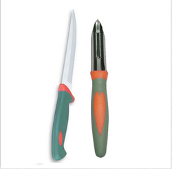 Mudra peeler and knife combo