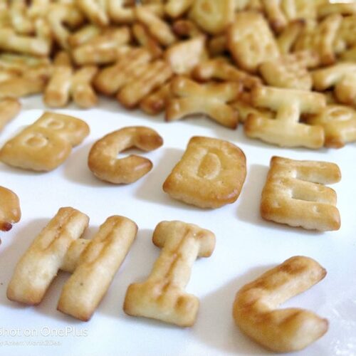 Perrys English Alphabet biscuits