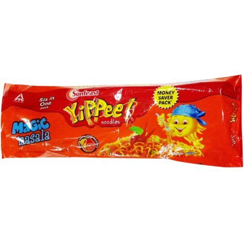 Yippee noodles six in one pack