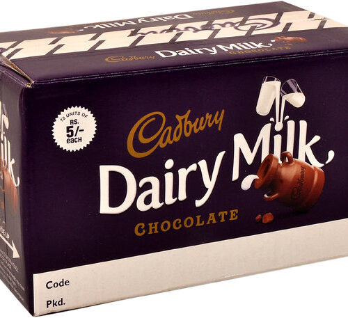 Cadbury Dairy Milk 5rs box 72pcs