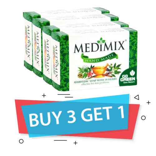 Medimix ayurvedic soap 75g 3+1free