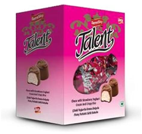 Talent Chocolate With Starwberry cream 75units