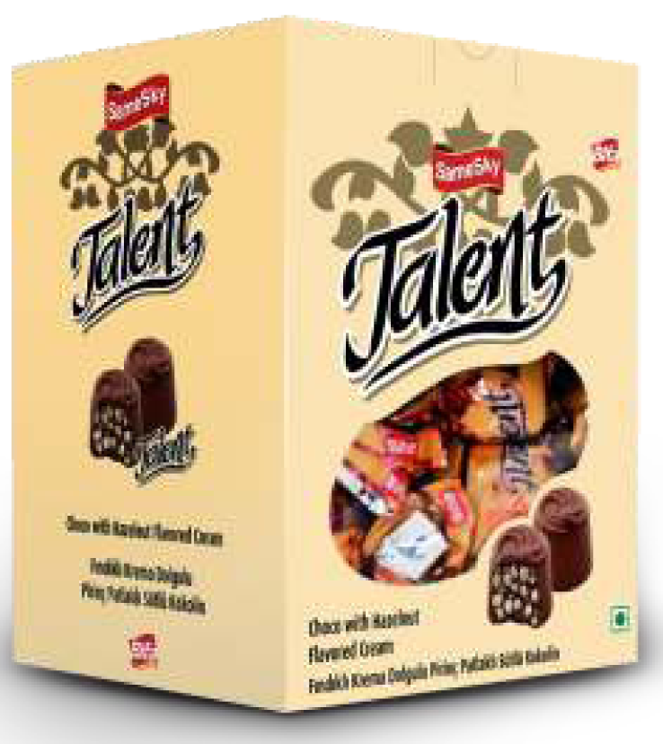 Talent Chocolate With Hazelnut cream 75units