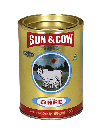 Sun & Cow ghee 1lit Tin(pure karur ghee)