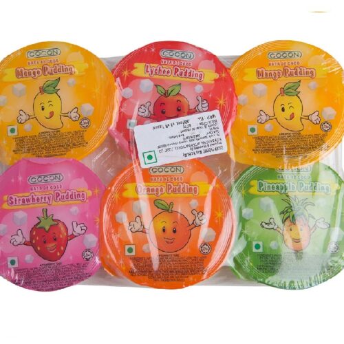Cocon Nata De Coco Fruit Pudding Assorted 6pcs Tray
