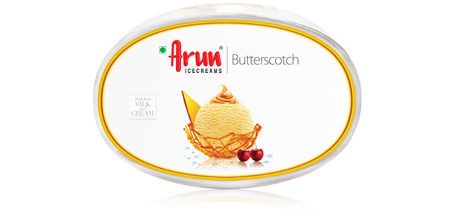 Arun Ice Cream - Butterscotch 250ml