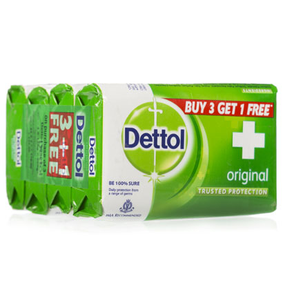 Dettol original soap 4pcs